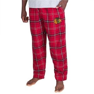 Concepts Sport Chicago Blackhawks Lounge Pants – Red Plaid (M)